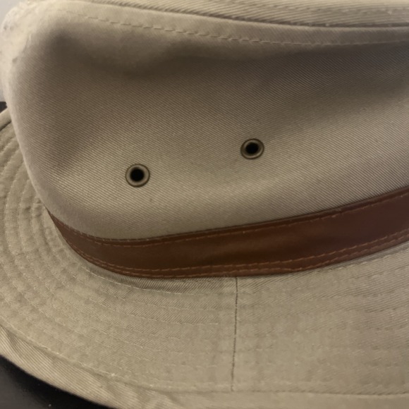 Dorfman Pacific DPC Outdoor Men's‎ Washed Twill UPF 50+ Safari Hat 863L Kaki - Picture 6 of 6